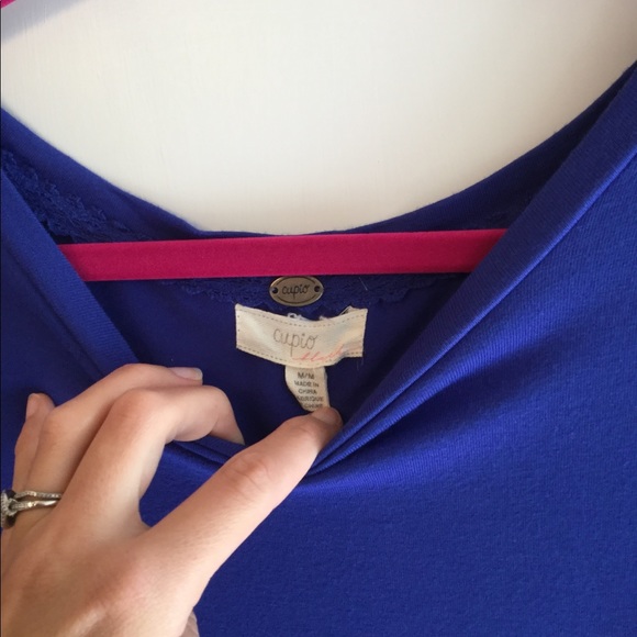Royal blue stretchy dress - Picture 2 of 5